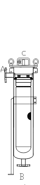直径200平板式单袋过滤器